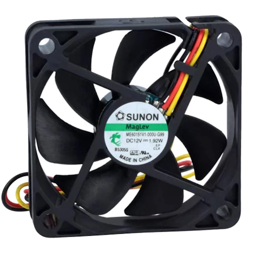 Вентилятор охлаждения Sunon ME60151V1-000U-G99 60х60х15 осевой DC Вентилятор охлаждения Sunon ME60151V1-000U-G99 60х60х15 осевой DC