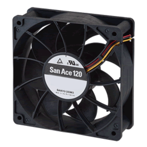 Осевой вентилятор 9RA1212G1D001 Sanyo Denki 120x120x38 серии San Ace 120 Осевой вентилятор 9RA1212G1D001 Sanyo Denki 120x120x38 серии San Ace 120