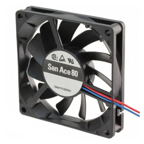 Осевой вентилятор 109P0805M701 Sanyo Denki 80x80x15 серии San Ace 80 Осевой вентилятор 109P0805M701 Sanyo Denki 80x80x15 серии San Ace 80