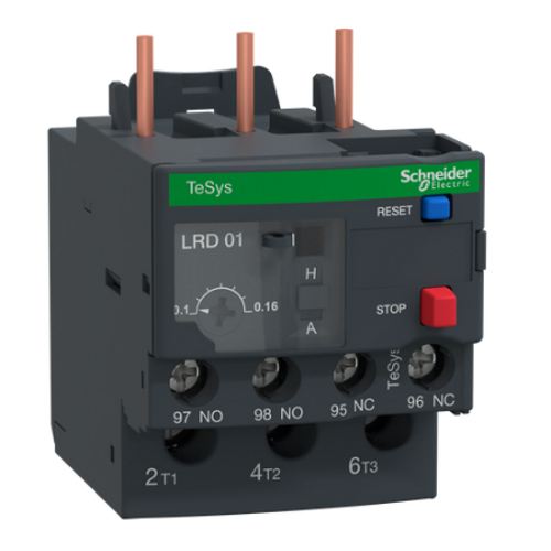 Тепловое реле перегрузки LRD01 Schneider Electric 690В Тепловое реле перегрузки LRD01 Schneider Electric 690В
