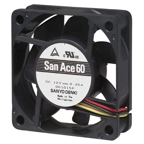 Осевой вентилятор 9GA0624M6002 Sanyo Denki 60x60x20 серии San Ace 60 Осевой вентилятор 9GA0624M6002 Sanyo Denki 60x60x20 серии San Ace 60