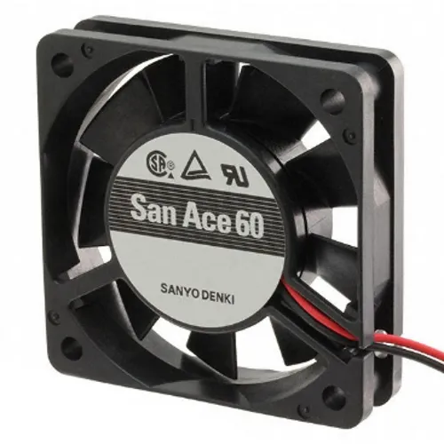 Осевой вентилятор 109P0605M702 Sanyo Denki 60x60x15 серии San Ace 60 Осевой вентилятор 109P0605M702 Sanyo Denki 60x60x15 серии San Ace 60