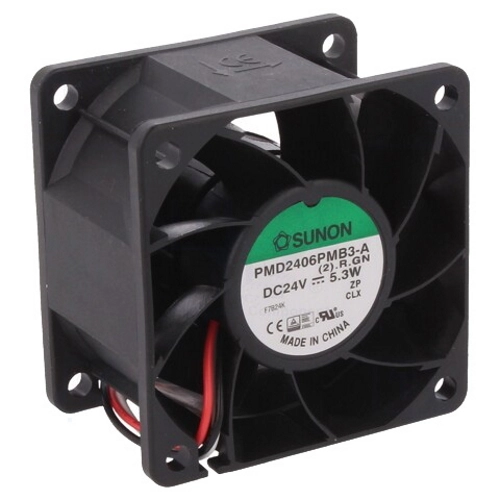 Вентилятор охлаждения Sunon PMD2406PMB3-A-2-R.GN 60x60x38 DC Вентилятор охлаждения Sunon PMD2406PMB3-A-2-R.GN 60x60x38 DC