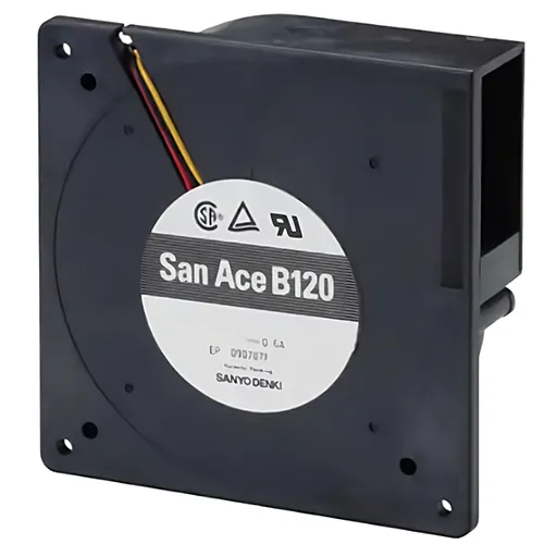 Центробежный вентилятор 109BF24MD2 Sanyo Denki 120x120x32 серии San Ace B120 Центробежный вентилятор 109BF24MD2 Sanyo Denki 120x120x32 серии San Ace B120