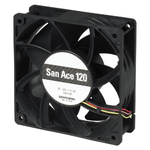 Осевой вентилятор 9GV1212G1D011 Sanyo Denki 120x120x38 серии San Ace 120 Осевой вентилятор 9GV1212G1D011 Sanyo Denki 120x120x38 серии San Ace 120
