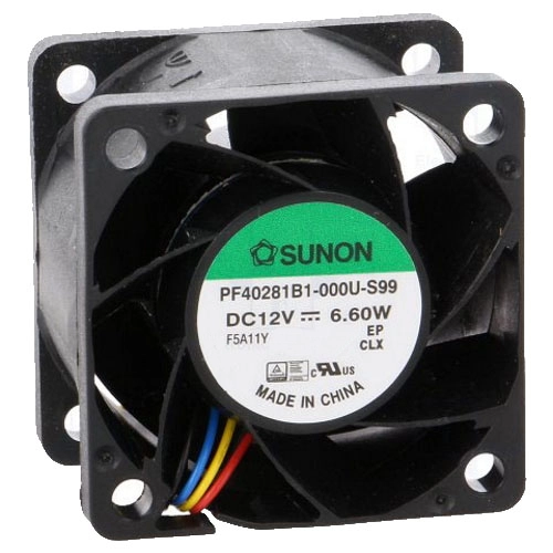 Вентилятор охлаждения Sunon PF40281B1-S99 40x40x28 DC Вентилятор охлаждения Sunon PF40281B1-S99 40x40x28 DC