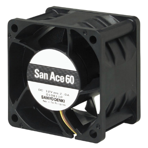 Осевой вентилятор 9GV0612G1D011 Sanyo Denki 60x60x38 серии San Ace 60 Осевой вентилятор 9GV0612G1D011 Sanyo Denki 60x60x38 серии San Ace 60
