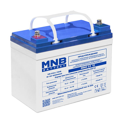 Аккумулятор MNG 33-12 MNB для бесперебойного питания фото 3 Аккумулятор MNG 33-12 MNB для бесперебойного питания фото 3