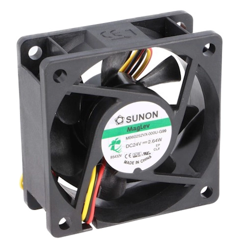Вентилятор охлаждения Sunon MB60252VX-G99 60х60х25 осевой DC Вентилятор охлаждения Sunon MB60252VX-G99 60х60х25 осевой DC