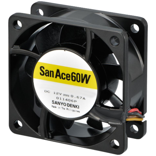 Осевой вентилятор 9WL0612J4D001 Sanyo Denki 60x60x25 серии San Ace 60W Осевой вентилятор 9WL0612J4D001 Sanyo Denki 60x60x25 серии San Ace 60W