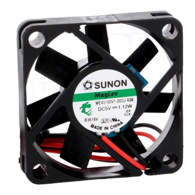 Вентилятор охлаждения Sunon ME45100V1-000U-A99 45x45x10 DC Вентилятор охлаждения Sunon ME45100V1-000U-A99 45x45x10 DC