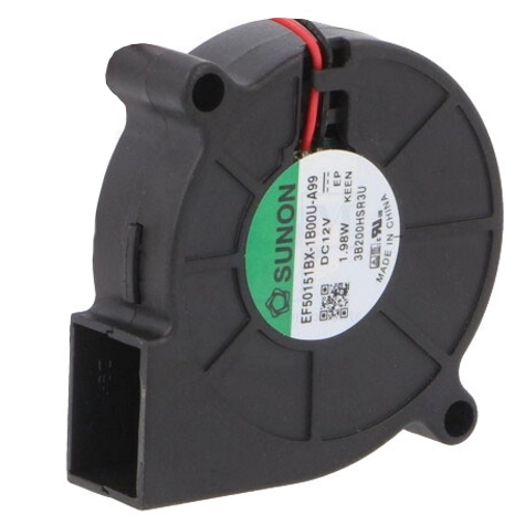 Вентилятор охлаждения Sunon EF50151BX-1B00U-A99 52x52x15 DC Вентилятор охлаждения Sunon EF50151BX-1B00U-A99 52x52x15 DC