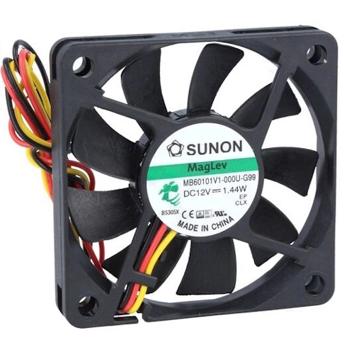 Вентилятор охлаждения Sunon MB60101V1-000U-G99 60х60х10 осевой DC Вентилятор охлаждения Sunon MB60101V1-000U-G99 60х60х10 осевой DC