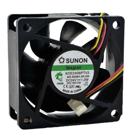 Вентилятор охлаждения Sunon KDE2406PTV2 60x60x25 DC Вентилятор охлаждения Sunon KDE2406PTV2 60x60x25 DC