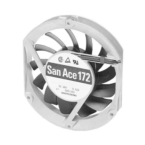 Осевой вентилятор 109E4712M401 Sanyo Denki 172x147x25 серии San Ace 172 Осевой вентилятор 109E4712M401 Sanyo Denki 172x147x25 серии San Ace 172