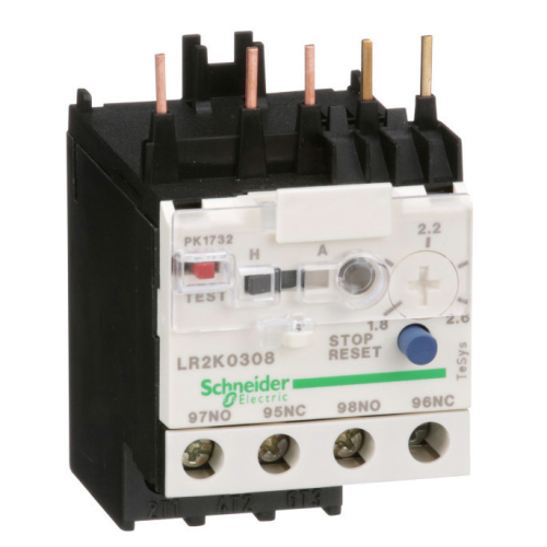 Тепловое реле перегрузки LR2K0308 Schneider Electric 690В Тепловое реле перегрузки LR2K0308 Schneider Electric 690В