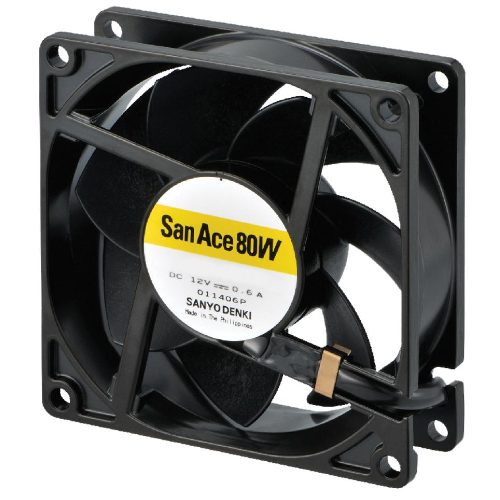 Осевой вентилятор 9WL0824J4001 Sanyo Denki 80x80x25 серии San Ace 80W Осевой вентилятор 9WL0824J4001 Sanyo Denki 80x80x25 серии San Ace 80W