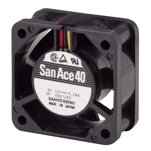 Осевой вентилятор 109P0412S7D01 Sanyo Denki 40x40x15 серии San Ace 40 Осевой вентилятор 109P0412S7D01 Sanyo Denki 40x40x15 серии San Ace 40