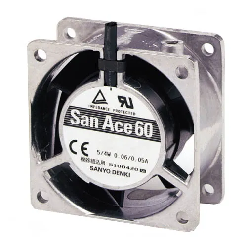 Осевой вентилятор 109P0612B701 Sanyo Denki 60x60x15 серии San Ace 60 Осевой вентилятор 109P0612B701 Sanyo Denki 60x60x15 серии San Ace 60