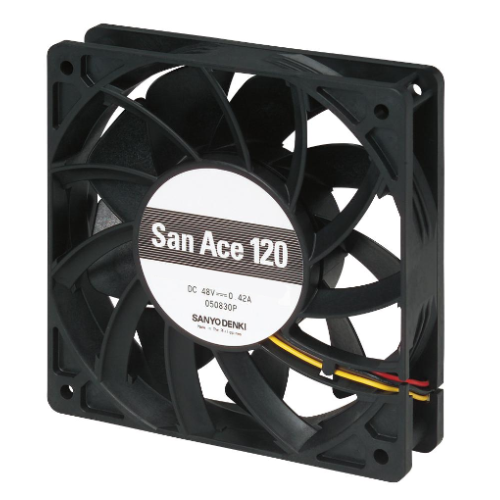 Осевой вентилятор 9GV1212G402 Sanyo Denki 120x120x25 серии San Ace 120 Осевой вентилятор 9GV1212G402 Sanyo Denki 120x120x25 серии San Ace 120