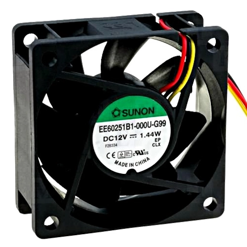 Вентилятор охлаждения Sunon EE60251B1-G99 60х60х25 осевой DC Вентилятор охлаждения Sunon EE60251B1-G99 60х60х25 осевой DC