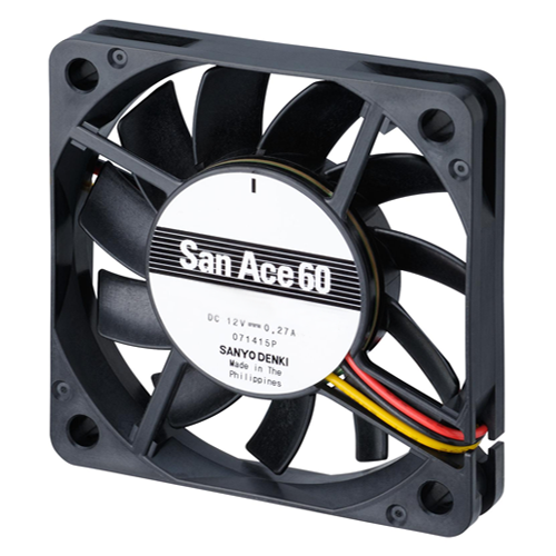 Осевой вентилятор 9GA0612H9002 Sanyo Denki 60x60x10 серии San Ace 60 Осевой вентилятор 9GA0612H9002 Sanyo Denki 60x60x10 серии San Ace 60