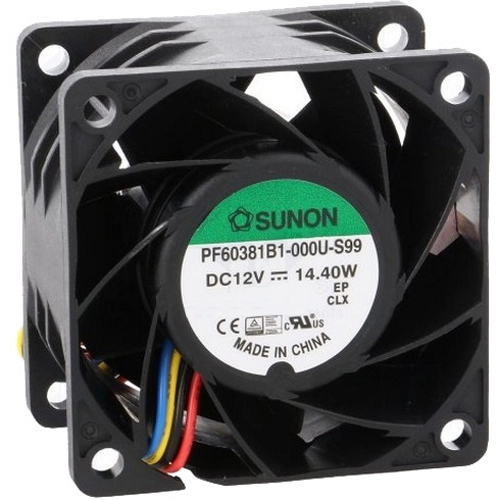 Вентилятор охлаждения Sunon PF60381B1-000U-S99 60x60x38 DC Вентилятор охлаждения Sunon PF60381B1-000U-S99 60x60x38 DC