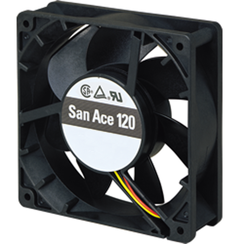 Осевой вентилятор 9SG1212G101 Sanyo Denki 120x120x38 серии San Ace 120 Осевой вентилятор 9SG1212G101 Sanyo Denki 120x120x38 серии San Ace 120