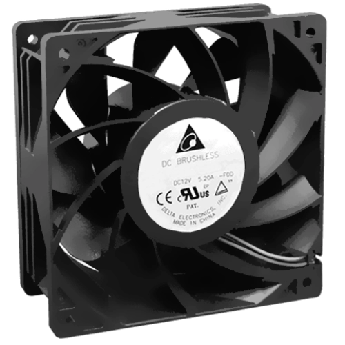 Вентилятор охлаждения Delta PFR1212UHE (размер 120x120x38) осевой Вентилятор охлаждения Delta PFR1212UHE (размер 120x120x38) осевой