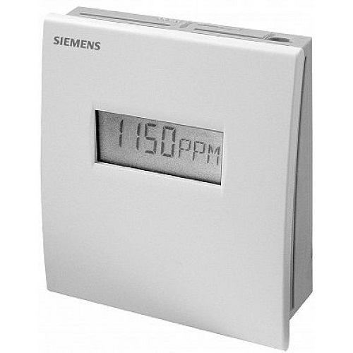 Комнатный датчик качества воздуха Siemens QPA2060D 0-10V dspl Комнатный датчик качества воздуха Siemens QPA2060D 0-10V dspl