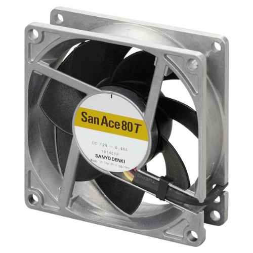 Осевой вентилятор 9GT0812S4002 Sanyo Denki 80x80x25 серии San Ace 80T Осевой вентилятор 9GT0812S4002 Sanyo Denki 80x80x25 серии San Ace 80T