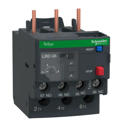 Тепловое реле перегрузки LRD08 Schneider Electric 690В Тепловое реле перегрузки LRD08 Schneider Electric 690В