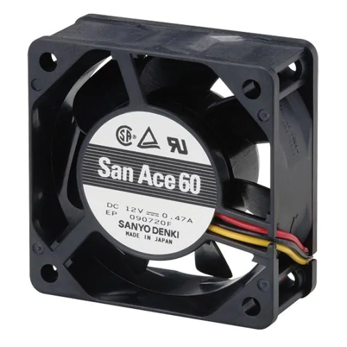 Осевой вентилятор 109R0824H4D011 Sanyo Denki 80x80x25 серии San Ace 80 Осевой вентилятор 109R0824H4D011 Sanyo Denki 80x80x25 серии San Ace 80