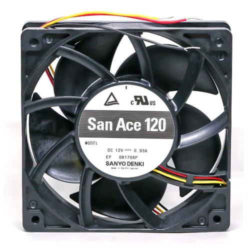 Осевой вентилятор 9GA1224S4002 Sanyo Denki 120x120x25 серии San Ace 120 Осевой вентилятор 9GA1224S4002 Sanyo Denki 120x120x25 серии San Ace 120
