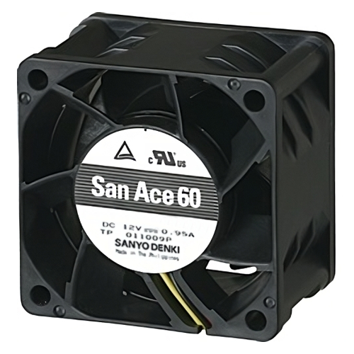 Осевой вентилятор 9GA0612J1011 Sanyo Denki 60x60x38 серии San Ace 60 Осевой вентилятор 9GA0612J1011 Sanyo Denki 60x60x38 серии San Ace 60