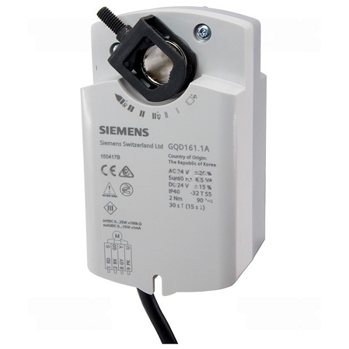 Привод воздушной заслонки GQD321.9A AC Siemens Привод воздушной заслонки GQD321.9A AC Siemens