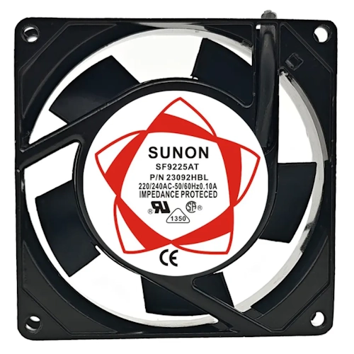 Вентилятор охлаждения Sunon SF9225AT23092HBL 92x92x25 осевой AC Вентилятор охлаждения Sunon SF9225AT23092HBL 92x92x25 осевой AC