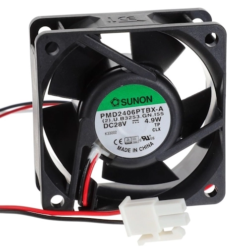 Вентилятор охлаждения Sunon PMD2406PTBX-A 60х60х25 осевой DC Вентилятор охлаждения Sunon PMD2406PTBX-A 60х60х25 осевой DC