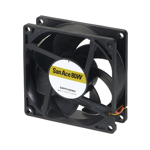 Осевой вентилятор 9WP0824H401 Sanyo Denki 80x80x25 серии San Ace 80W Осевой вентилятор 9WP0824H401 Sanyo Denki 80x80x25 серии San Ace 80W