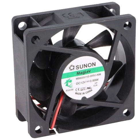 Вентилятор охлаждения Sunon MB60251V2-000U-A99 60x60x25 DC Вентилятор охлаждения Sunon MB60251V2-000U-A99 60x60x25 DC