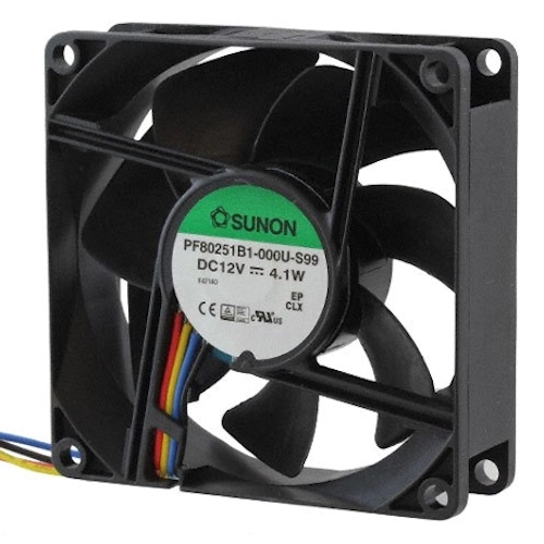 Вентилятор охлаждения Sunon PF80251B1-S99 80х80х25 осевой DC Вентилятор охлаждения Sunon PF80251B1-S99 80х80х25 осевой DC