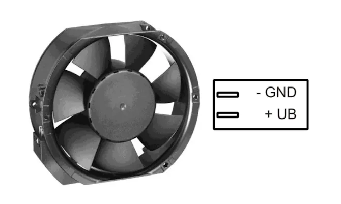 Схема подключения 6424U Ебмпапст