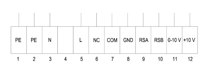 Схема подключения A3G300-AU03-H6 Ebmpapst Схема подключения A3G300-AU03-H6 Ebmpapst