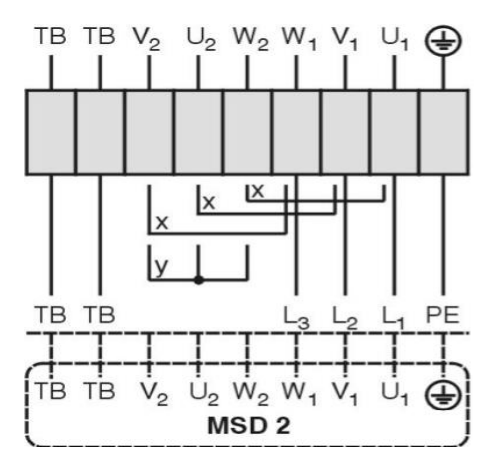 Схема подключения 106AW0489 Ebmpapst Схема подключения 106AW0489 Ebmpapst