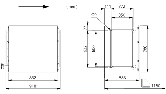 Размеры вентилятора IRE 60x35 E3 Размеры вентилятора IRE 60x35 E3