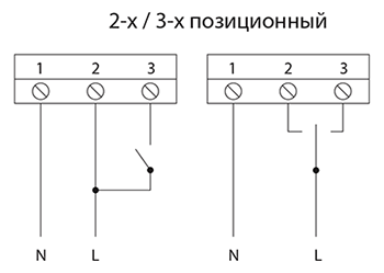 Схема подключения электропривода BVM NM230-8N