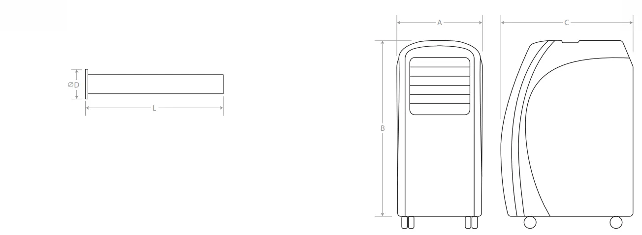 Габаритные размеры BPAC-20-CE_20Y