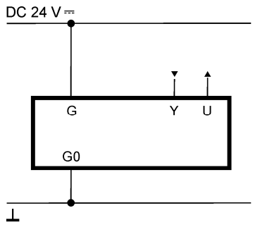 Схема подключения электропривода GLA161.1E Siemens