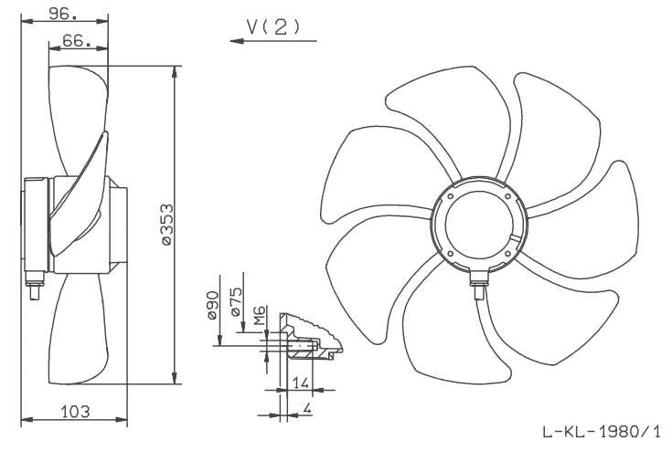Габаритные размеры FE035-4DA.0C.V7 Габаритные размеры FE035-4DA.0C.V7