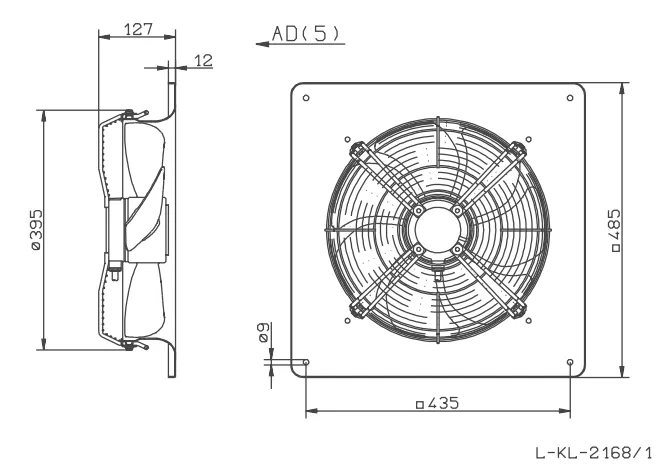 Габаритные размеры FE035-4DQ.0C.V7